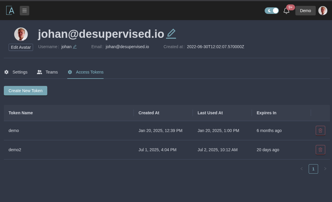 Access Tokens