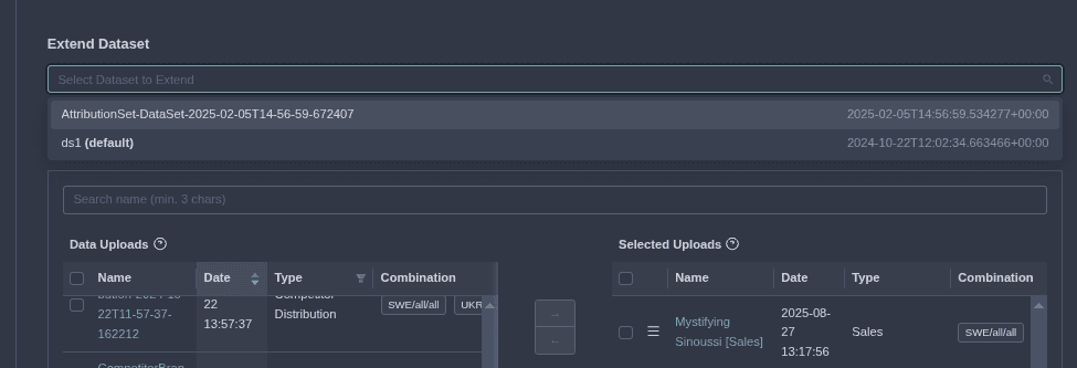 Extend Existing Dataset